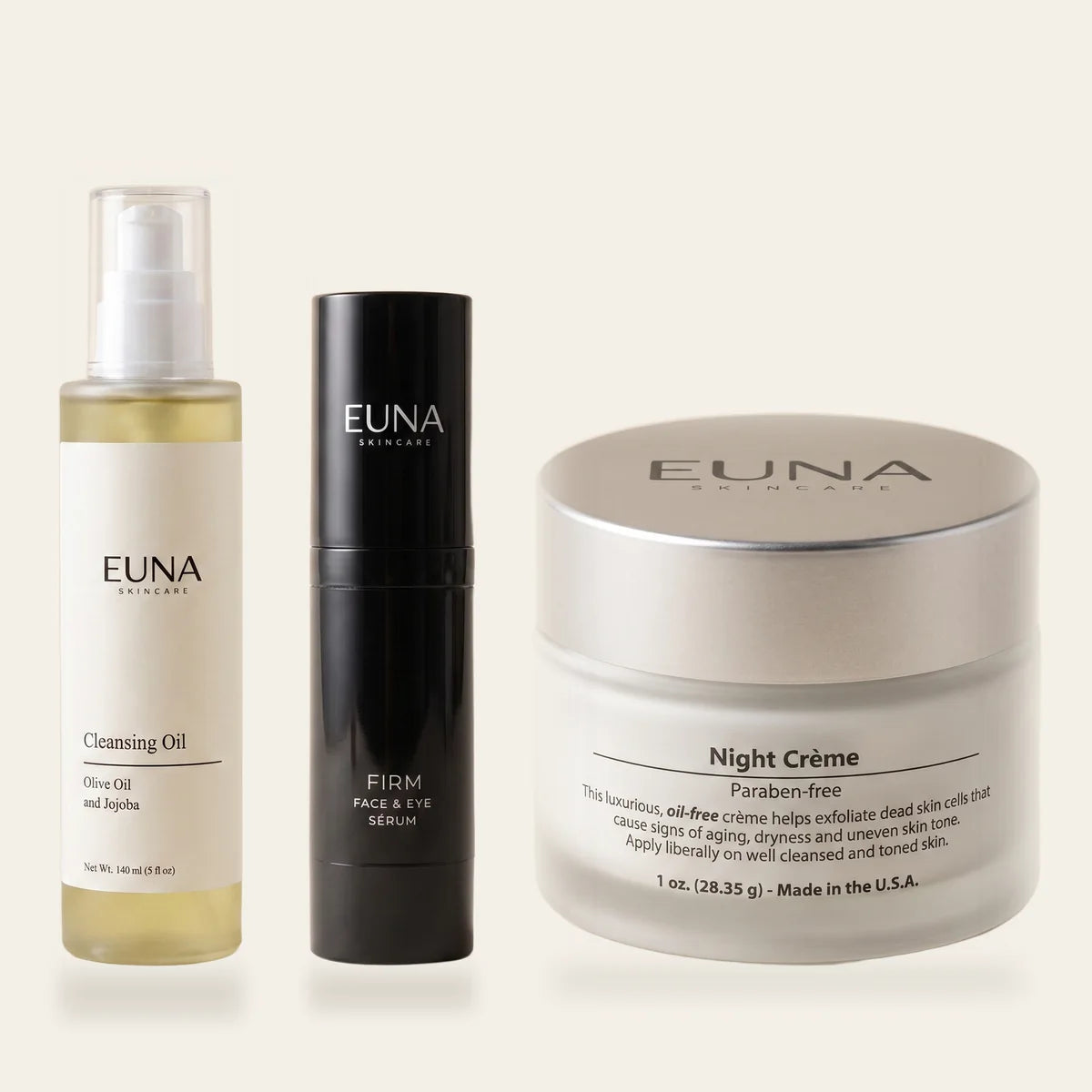 Night repair routine, all products