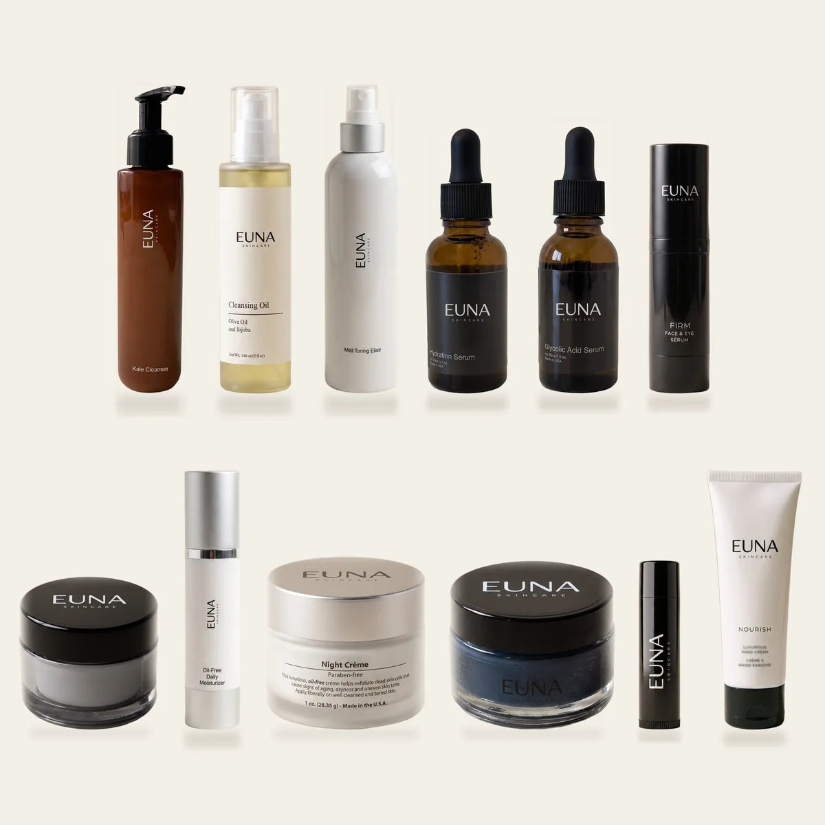 The whole shelf routine, all products